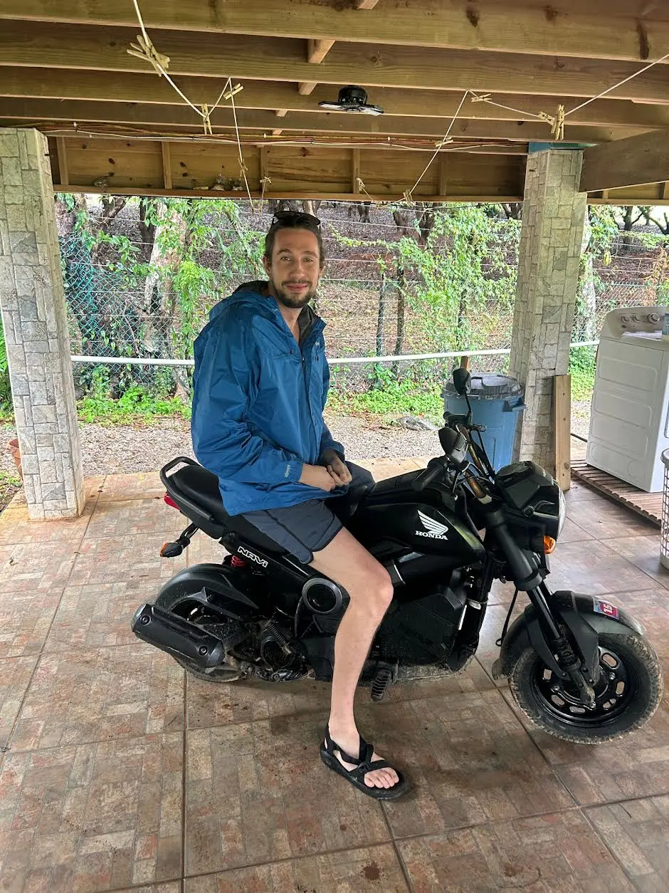 picture of myself on my bike rental
