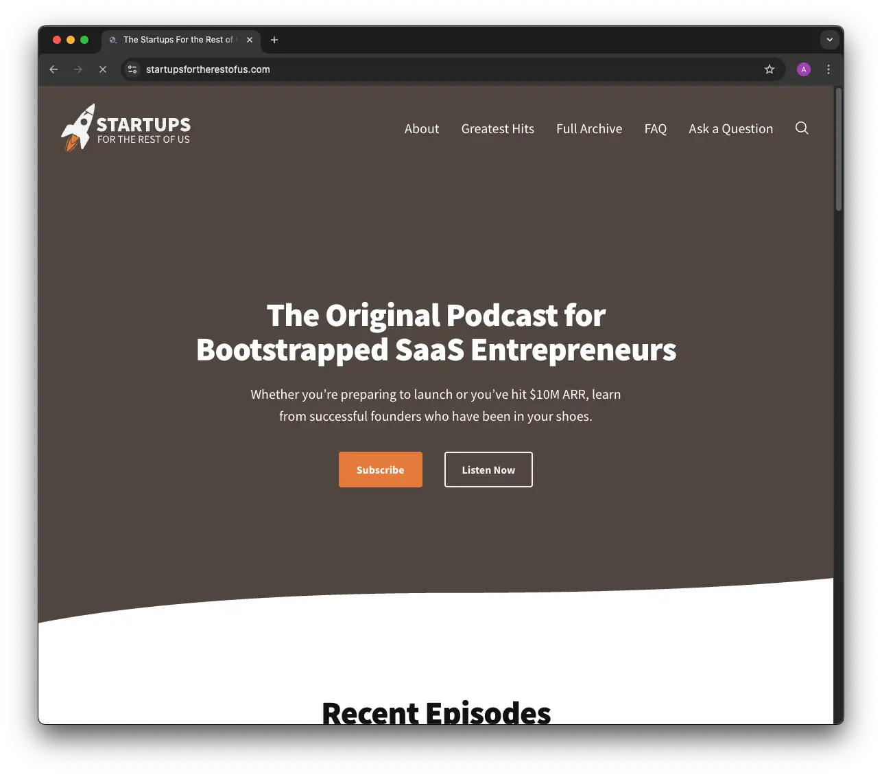 Startups for the Rest of Us